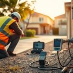 كشف خرير المياة الزاهرء بجدة